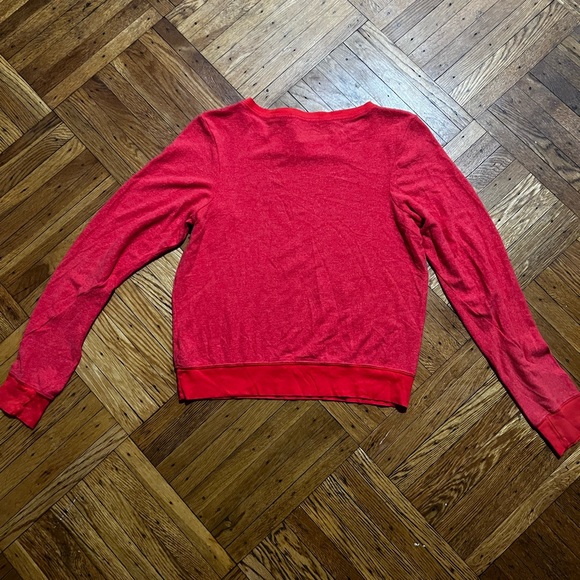 WILDFOX Red Cheetah Print Sweater - Picture 5 of 5